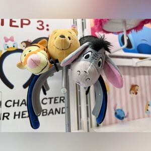 Disney Pooh Tiger Eeyore plushies and Headband  WDW 2025